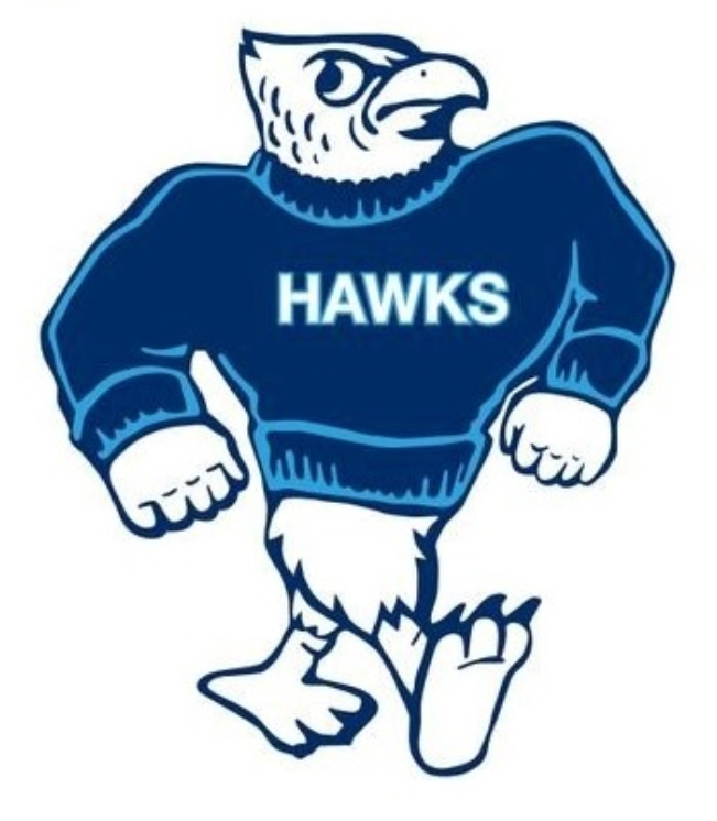 Huey the Hawk mascot